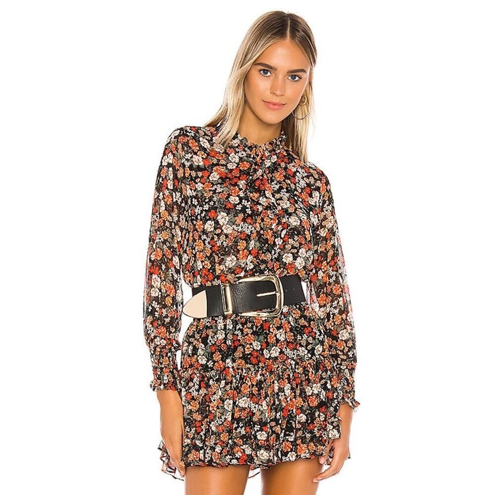 MISA Los Angeles Jacinda Top Floral Women’s Size XS‎